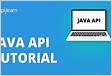 How To Use an API with Java Java API Tutorial For Beginner